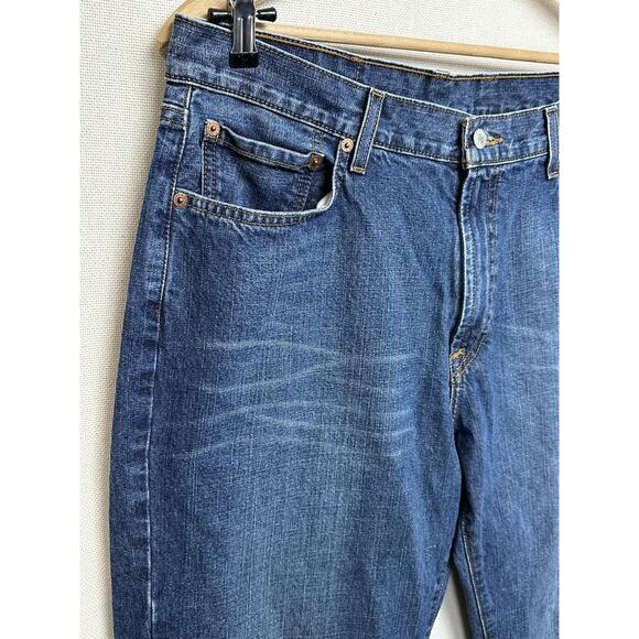 Lucky Brand Jeans Mens 36 Classic Fit Dungarees Medium Wash Straight Denim - Picture 4 of 15